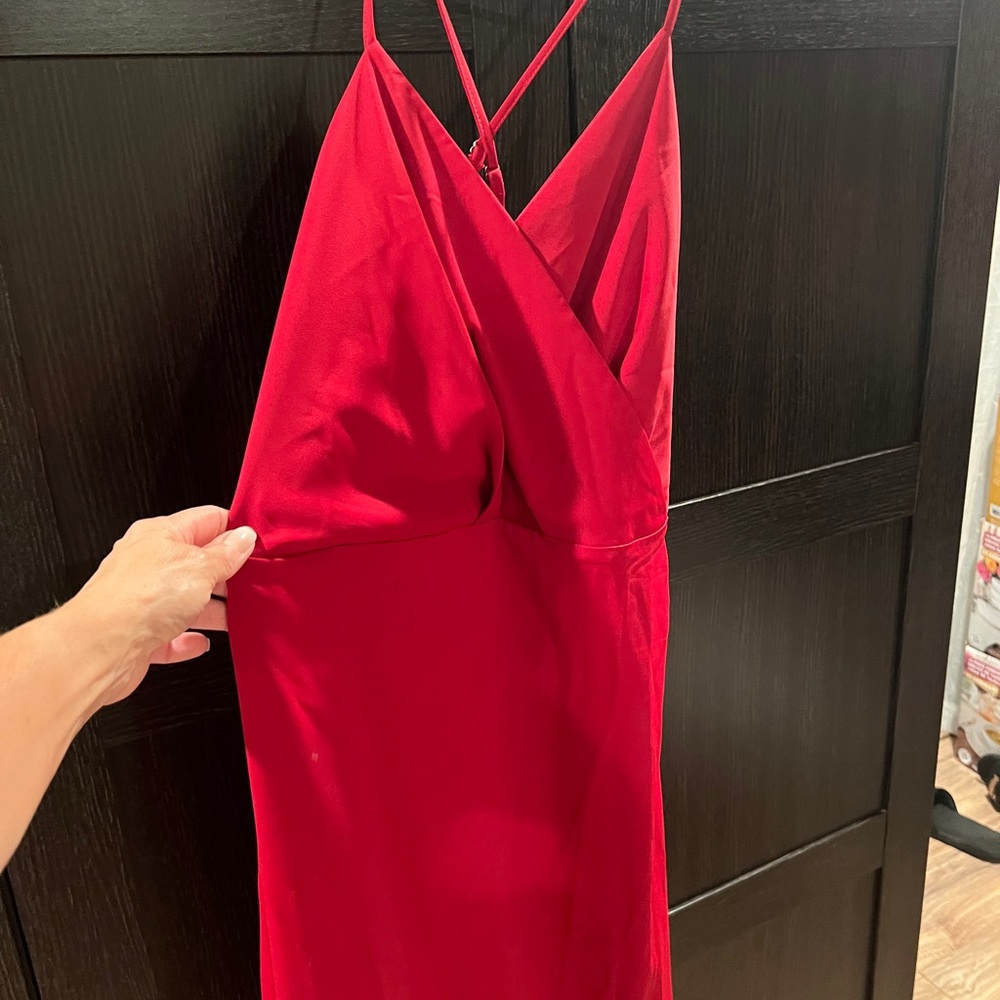 Lady in Red dress … … very sexy casual fun dress ..